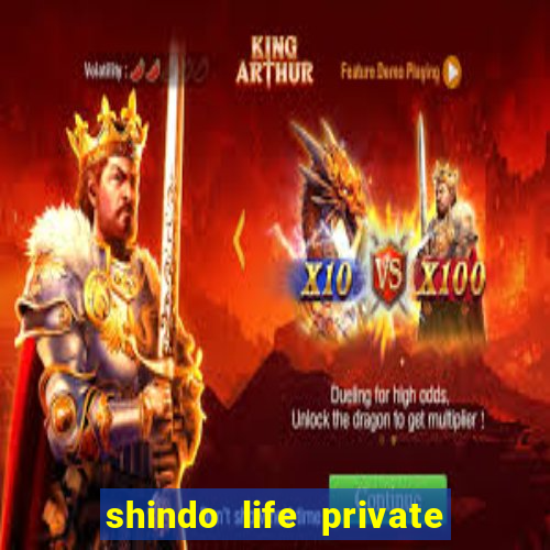 shindo life private server blaze